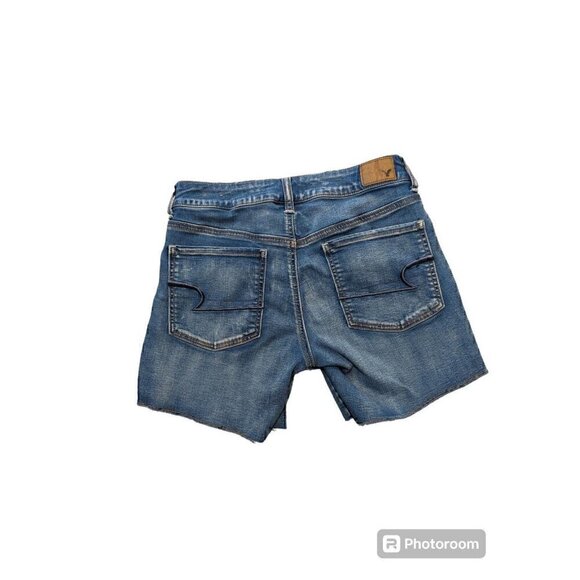 American Eagle high rise super stretch Jean Shorts size 6 - Picture 3 of 6